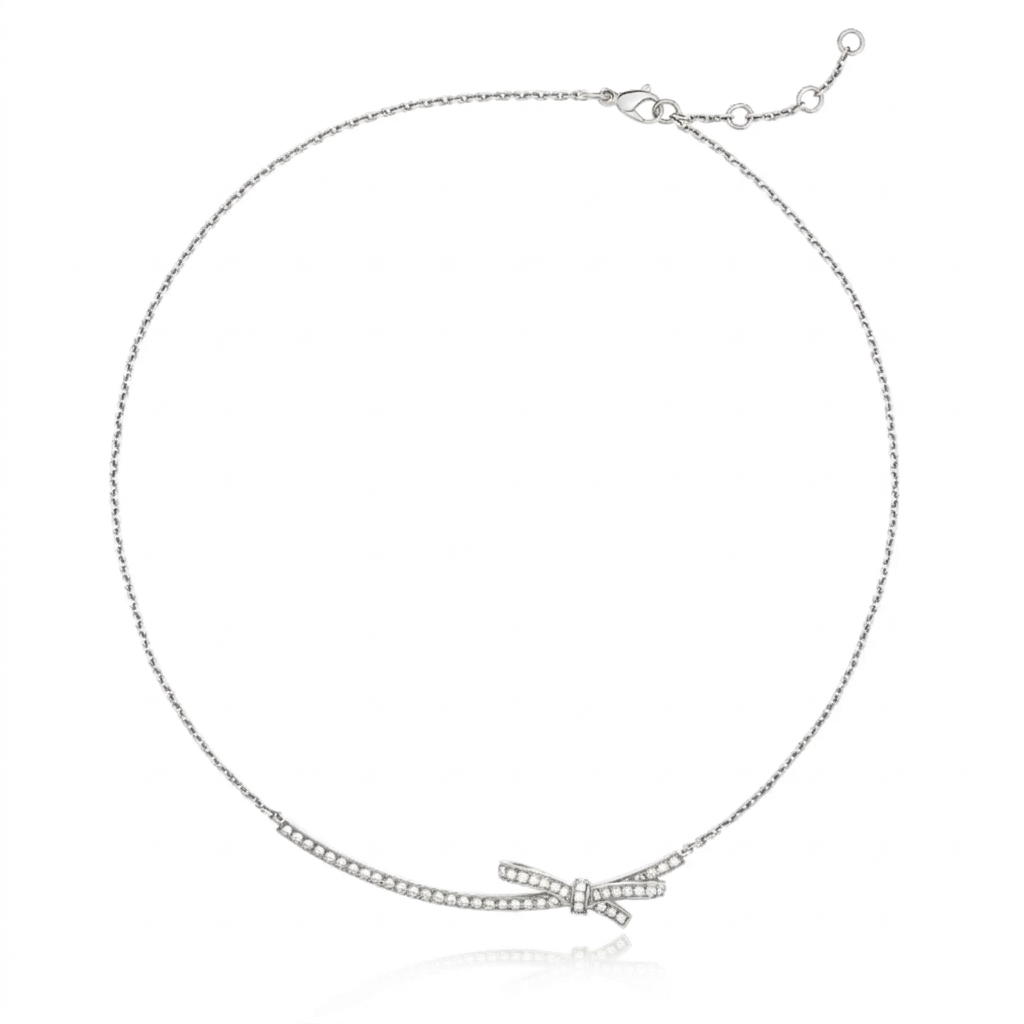 Kdrama Can This Love Be Translated Go Youn‑jung Ribbon Bow Necklace