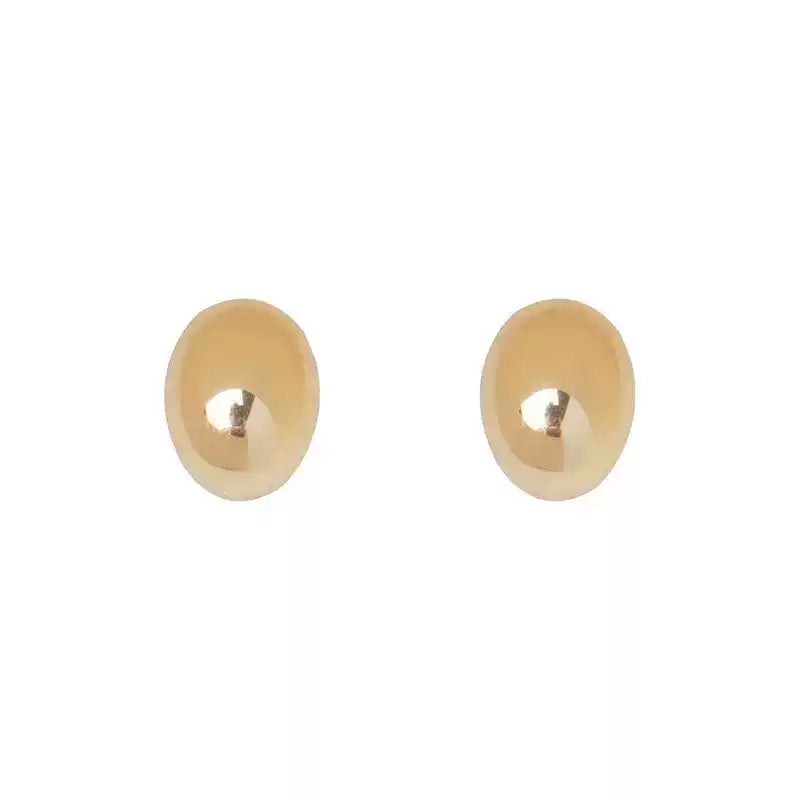 Gold Oval Earrings as seen on Kim You Jung Dear X Kdrama