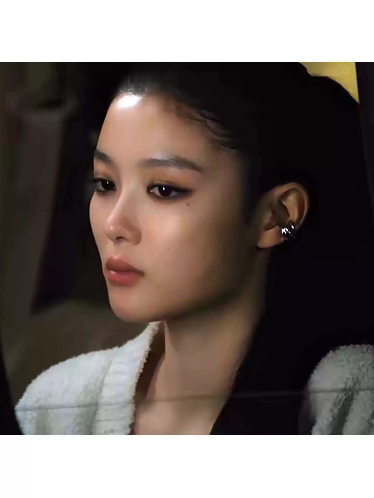 Dear X Korean Drama Kim You Jung Silver Double Ear Cuff