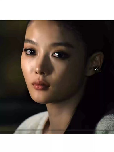 Dear X Korean Drama Kim You Jung Silver Double Ear Cuff