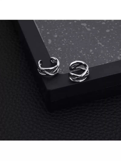 Dear X Korean Drama Kim You Jung Silver Double Ear Cuff