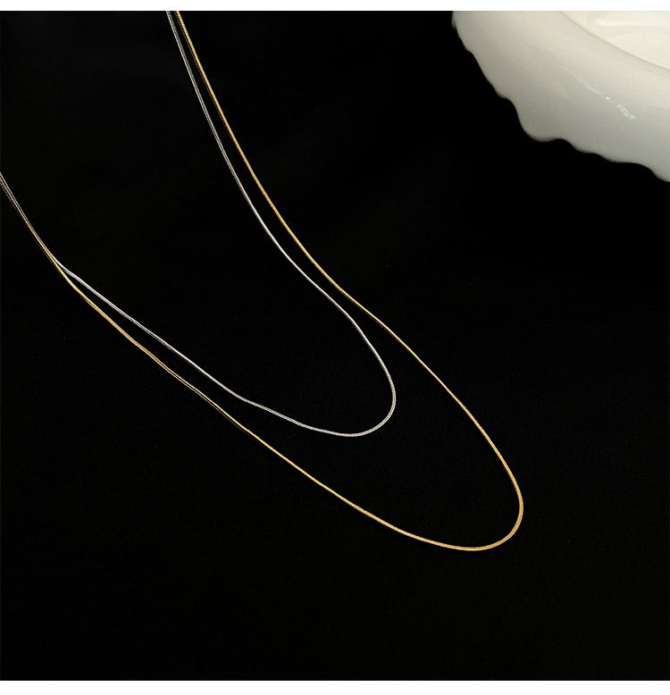 2 piece layered necklace as seen on Rachel Park in the Kdrama series Marry My Husband