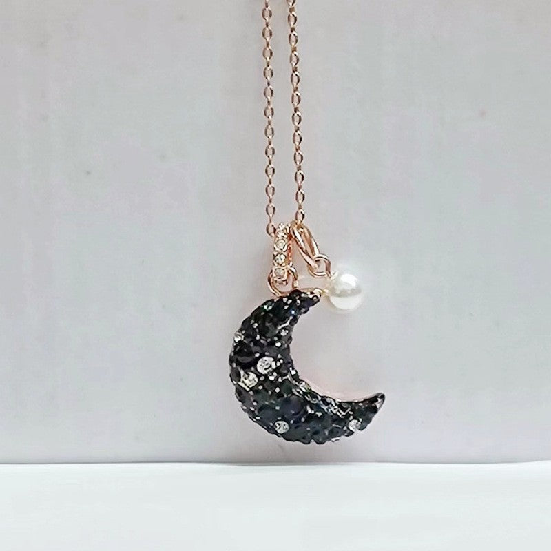 My Demon Kdrama Do Do Hee (Kim Yoo Jung) Blue Crecent Moon Necklace