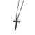 My Demon Kdrama| Song Kang jagged black cross layered necklace