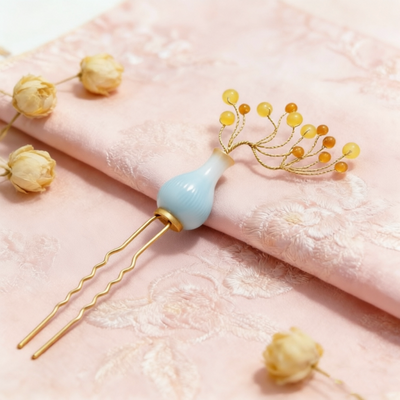 Pursuit of Jade CDrama Fan Changyu Vase Hairpin
