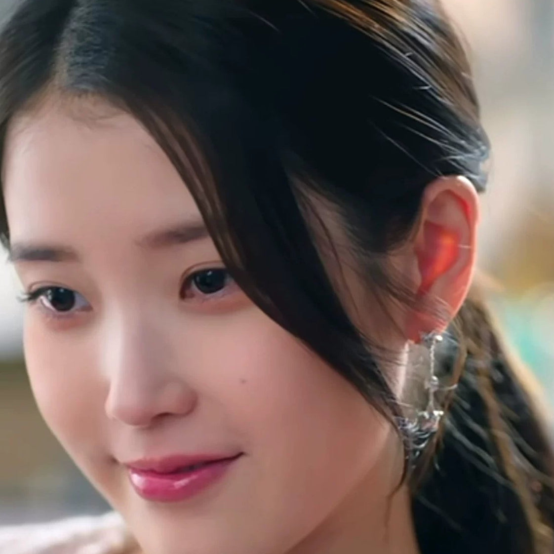 Kdrama Perfect Crown Earrings seen on IU | star dangle drop earrings