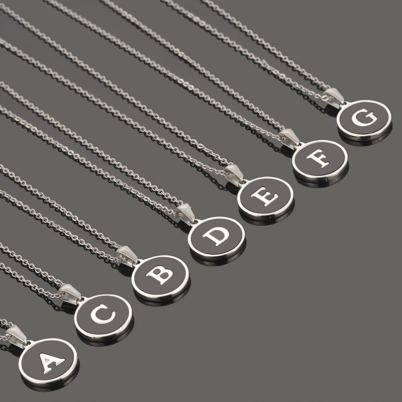 CDrama The Early Spring Floral Shang Zhitao's Typewriter Key Necklace Initial Pendant