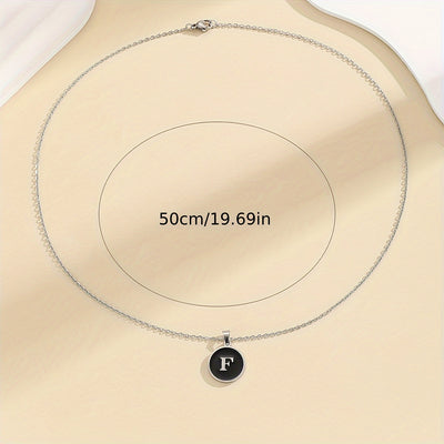 CDrama The Early Spring Floral Shang Zhitao's Typewriter Key Necklace Initial Pendant