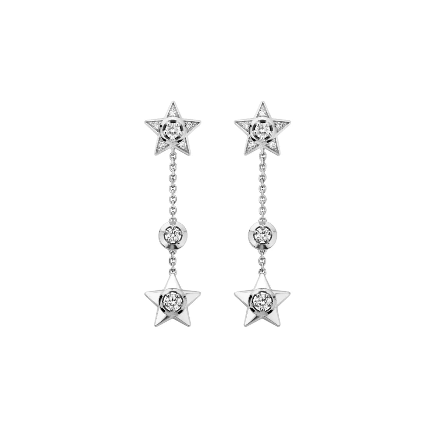 Kdrama Perfect Crown Earrings seen on IU | star dangle drop earrings