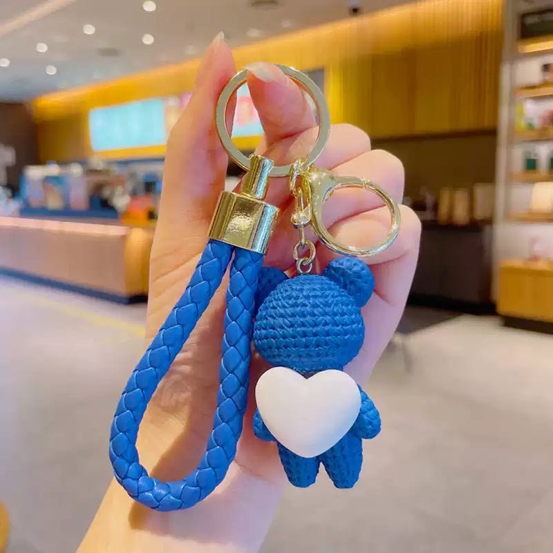 Webtoon Kdrama Lovely Runner Keychain Blue Bear