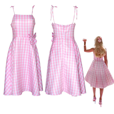 Barbie Costume | Barbie Cosplay | Barbie Gingham Dress Style 2