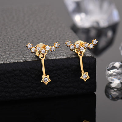 Eve Kdrama Lee La-El Seo Yea Ji  Celestial Jacket Earrings