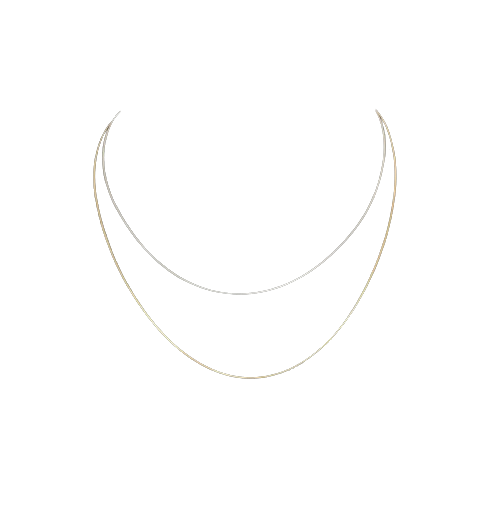 2 piece layered necklace as seen on Rachel Park in the Kdrama series Marry My Husband