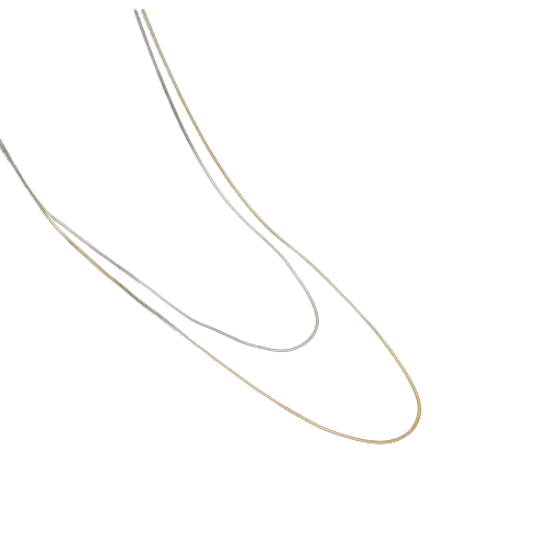 2 piece layered necklace as seen on Rachel Park in the Kdrama series Marry My Husband