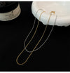2 piece layered necklace as seen on Rachel Park in the Kdrama series Marry My Husband