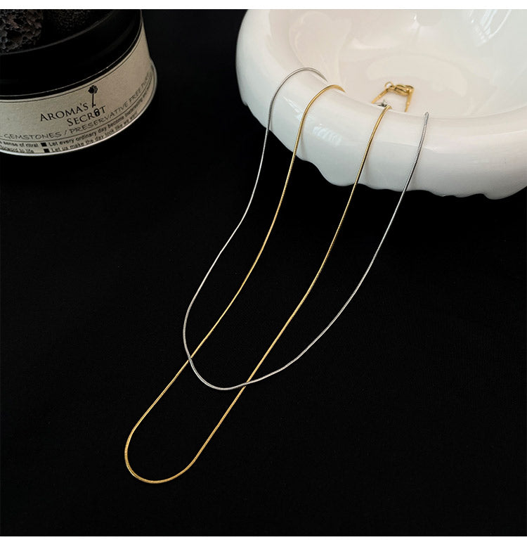 2 piece layered necklace as seen on Rachel Park in the Kdrama series Marry My Husband