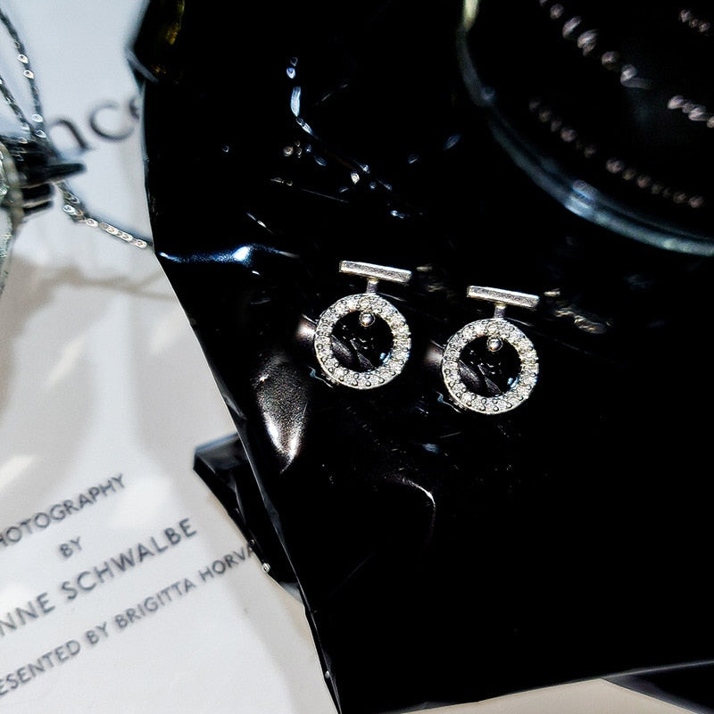 Minimalistische Kreis-Ohrringe Was ist falsch an Sekretärin Kim, gesehen an Park Min-Young