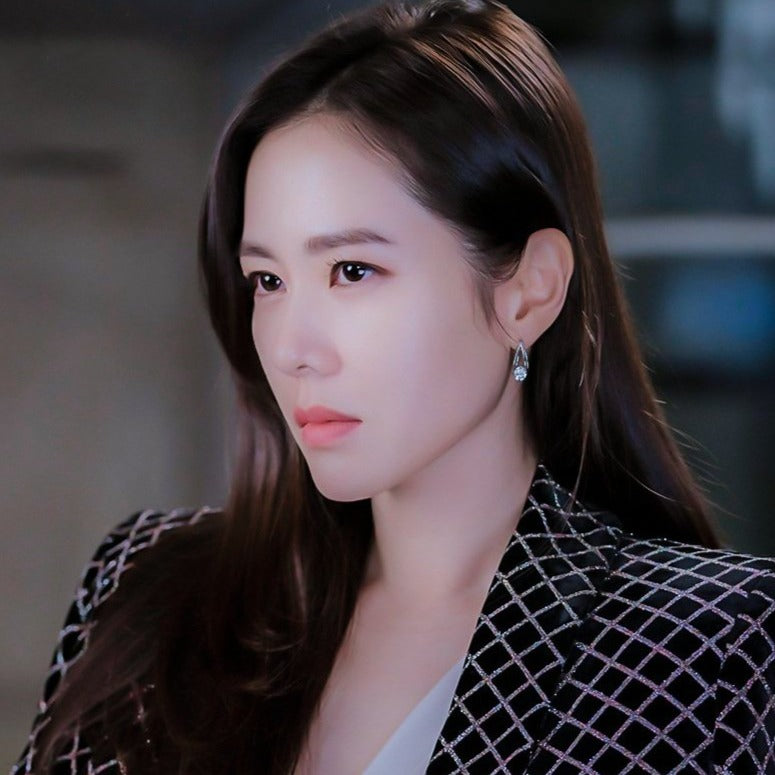 kdrama earrings from CLOY Stud Drop Earring as seen on Son Ye Jin