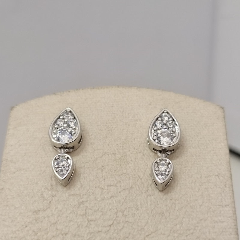 Little Women Oh In Ju - Kim Go Eun Earrings Double Teardrop Earrings