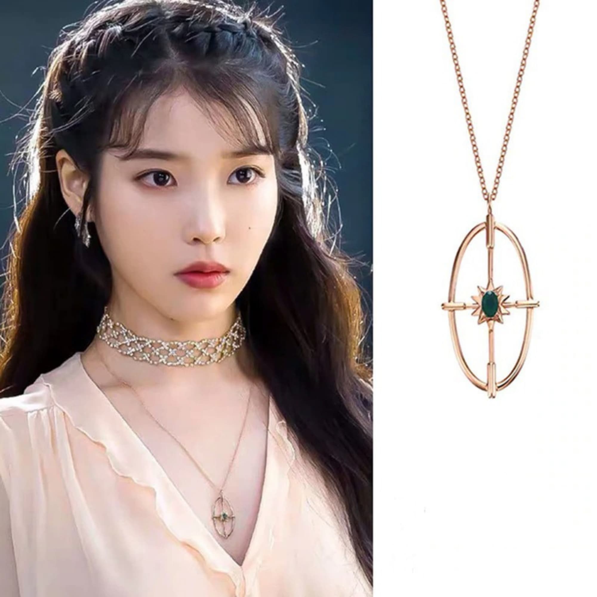 Jang Man Wol Hotel Del Luna Sterling Silver Necklace K Merch Store