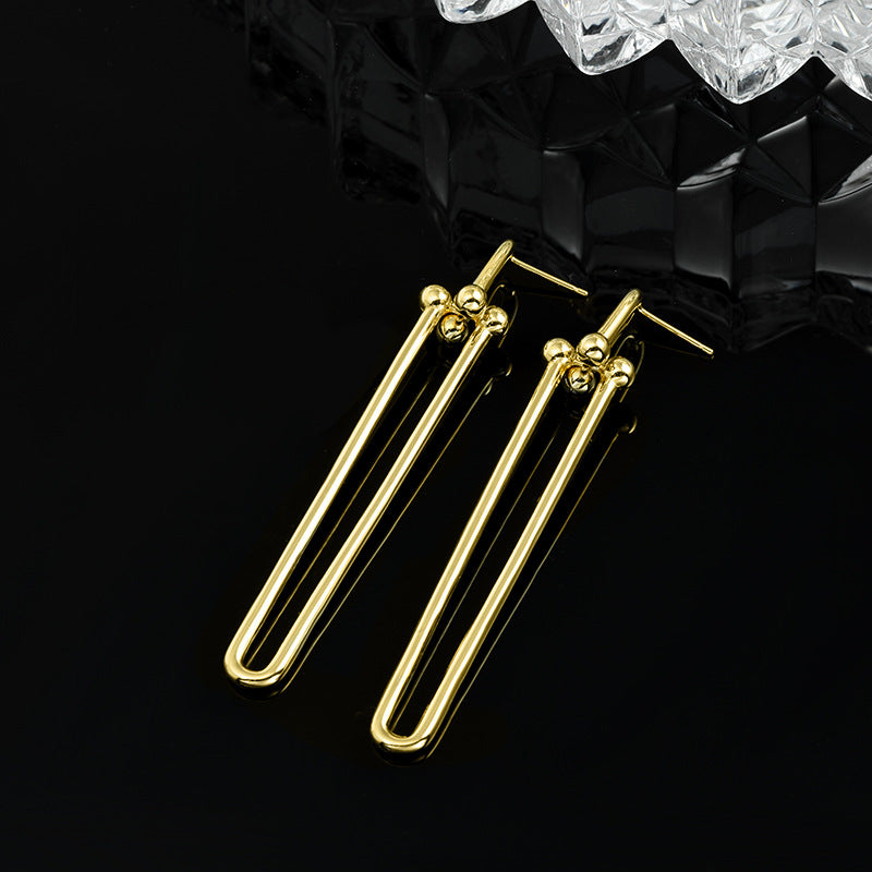 Kdrama Penthouse Shim Su-ryeon (Lee Ji-ah) Inspired Double Long Link Earrings