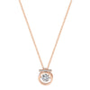 Sterling Silver Circle Pendant Necklace from Kdrama What's wrong with secretary kim, seen on Park Min-Young