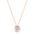 Sterling Silver Circle Pendant Necklace from Kdrama What's wrong with secretary kim, seen on Park Min-Young