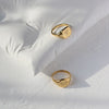 Nevertheless Inspired Butterfly Signet Ring 18K Gold