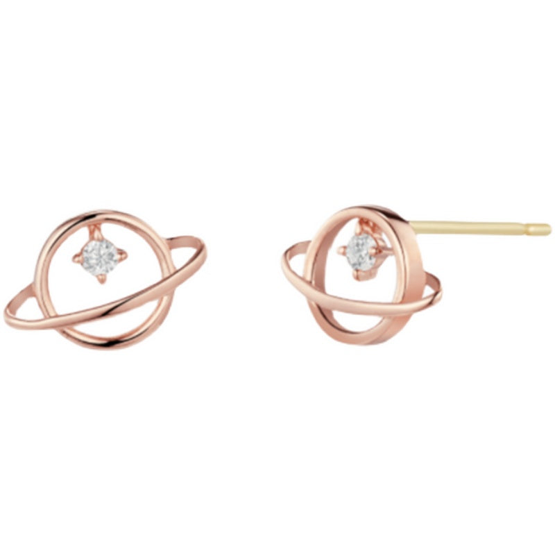 Trotzdem Saturn-Ohrringe