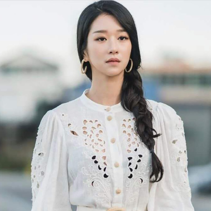 It's Okay To Not Be Okay Seo Ye-ji Inspired Hoop Earrings