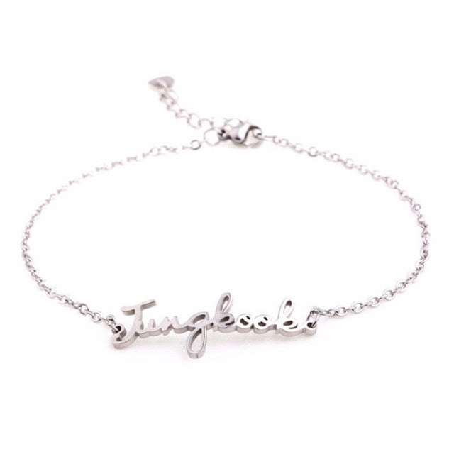 Army Titanium Steel Bracelet Suga Jimin Jin Jungkook V RM JHope