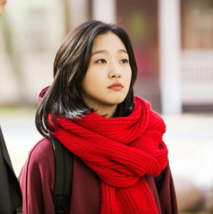 Goblin Kdrama Ji Eun Tak Iconic Red Scarf Guardian: The Lonely and Great God
