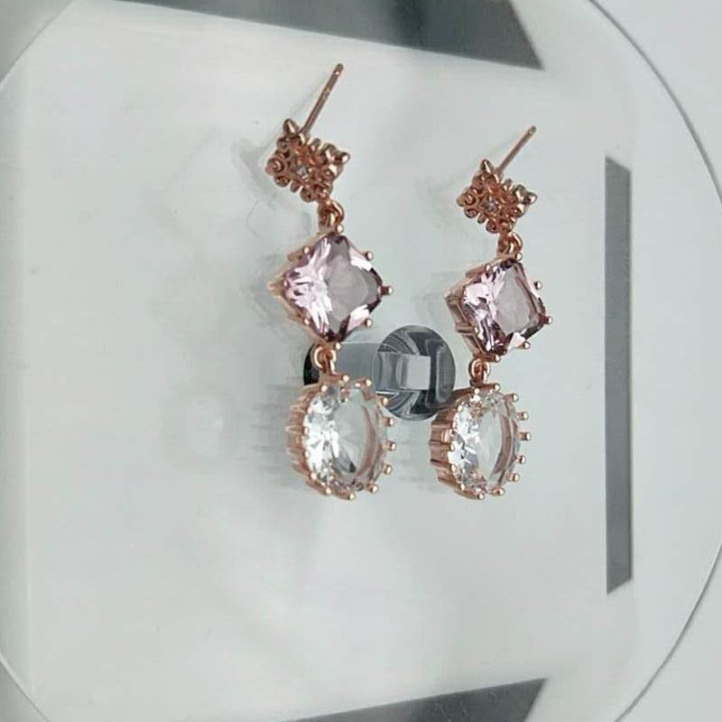 Kdrama Earrings Purple Gem Drop inspired by Her Private Life