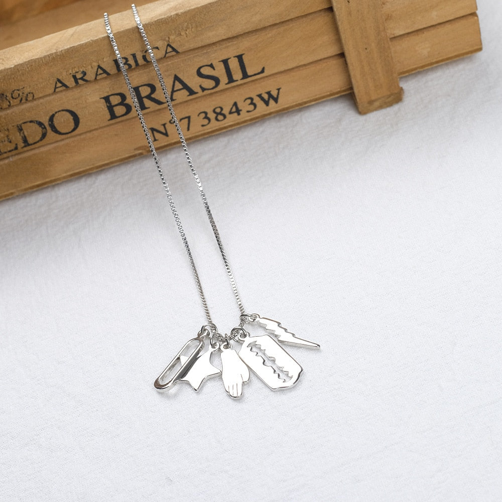 Taehyung aka V's charm necklace