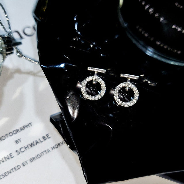 Minimalistische Kreis-Ohrringe Was ist falsch an Sekretärin Kim, gesehen an Park Min-Young