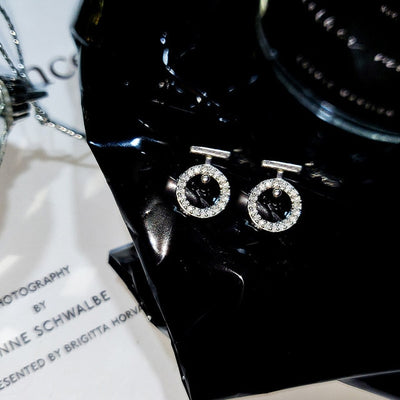 Minimalist Circle Earrings What's wrong with secretary kim, seen on Park Min-Young