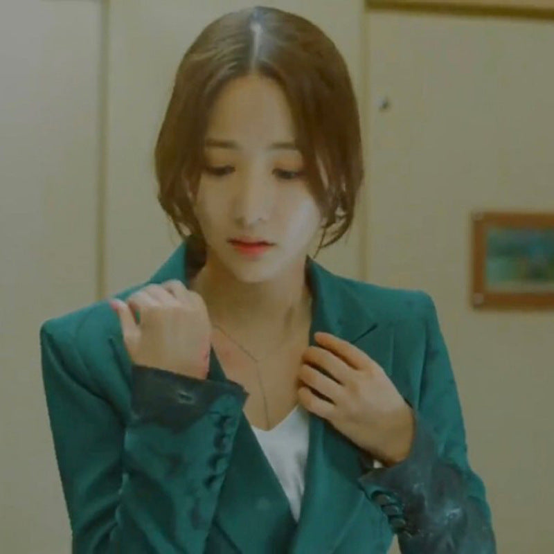 Rachel Park Inspired Lariat Necklace | S925 Sterling Silver Y Necklace Her Private Life