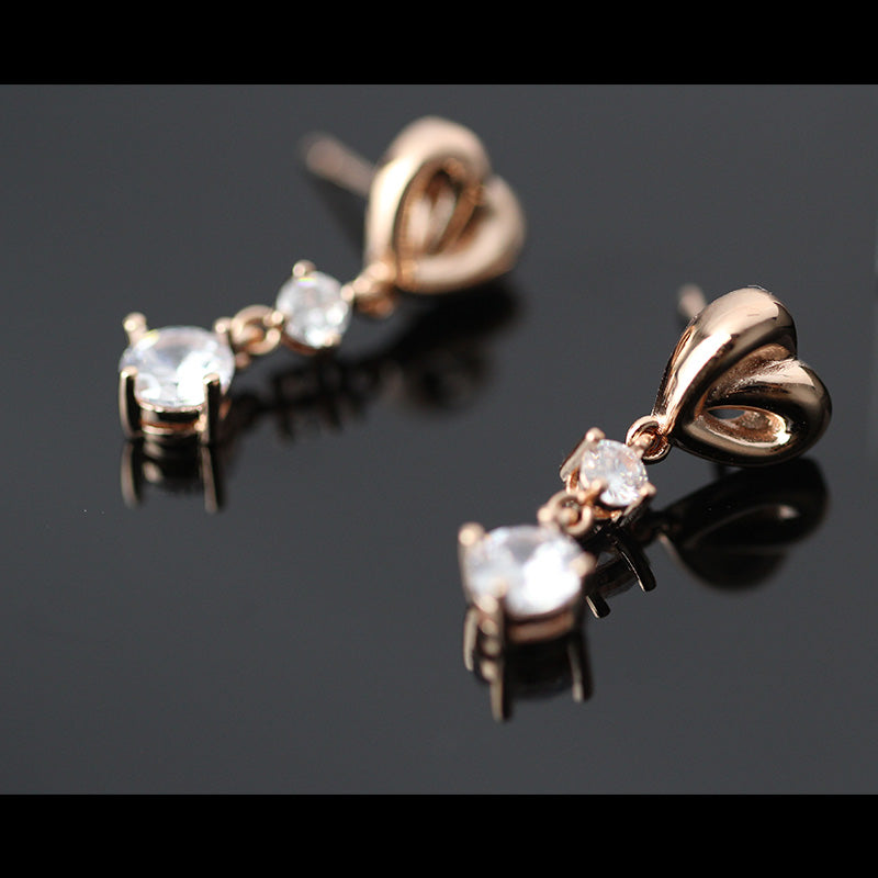 Son Ye-Jin Heart Earrings as seen on Crash Landing On You