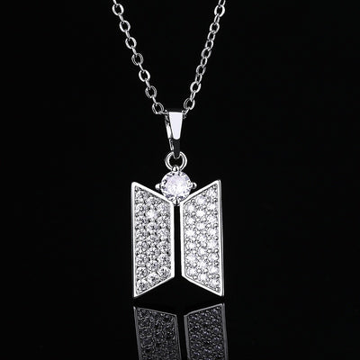 BTS Inspired logo necklace