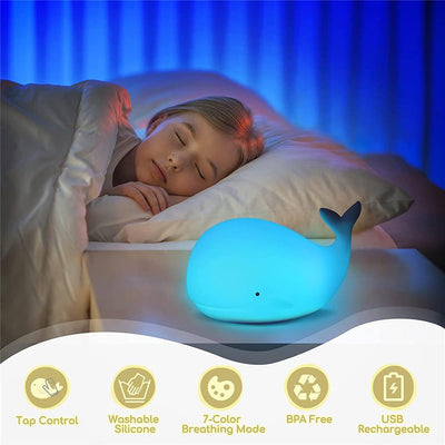 Rechargeable Whale Night Light Inspired From Extraordinary Attorney Woo