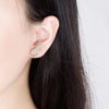 The King: Eternal Monarch Jung Eun-chae Rose Gold Feather Earrings