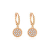 Little Women Kdrama Oh In Ju Round Plated Dangle Earrings | Kim Go Eun