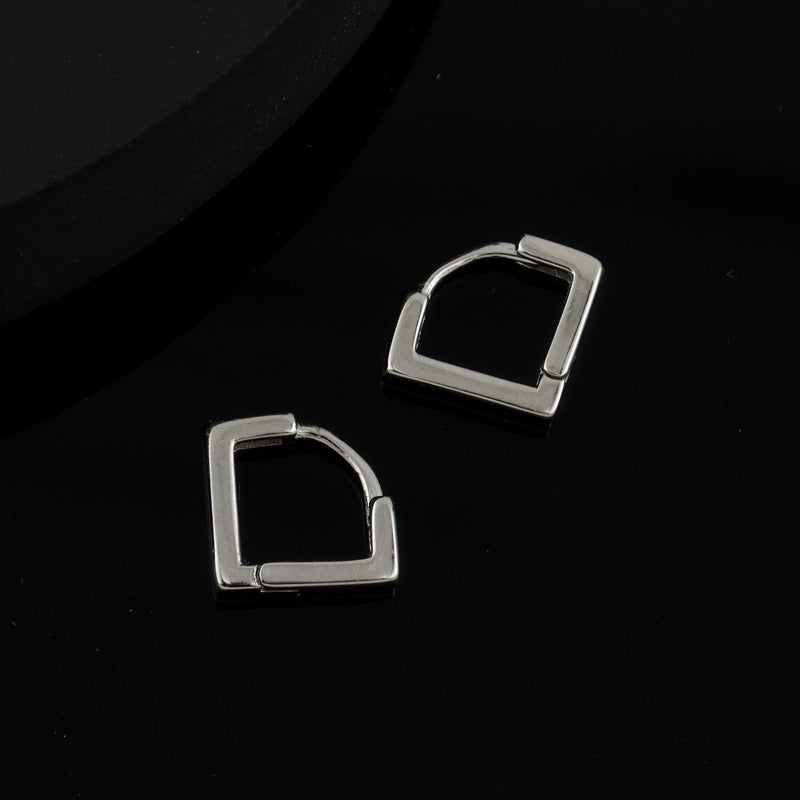 Hometown Cha Cha Cha Inspirierte Sterling SIlver Shin Min Ah Ohrringe Dreieck Huggies