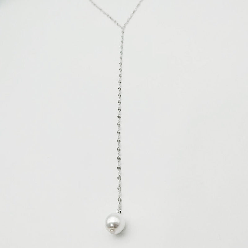 Rachel Park Inspired Lariat Necklace | S925 Sterling Silver Y Necklace Her Private Life