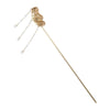 Gold Butterfly Hair Chopstick With Dangling Pearl Hotel Del Luna