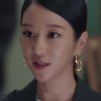 Sea Yea Ji linked earrings Inspired It's Okay Not To be Okay Korean Drama