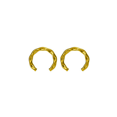 Kdrama Inspired Statement Horseshoe Earrings Search WWW as seen on Lee Da-Hee