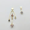 Kdrama asymmetrical geometric earrings inspired by Her Private Life as seen on Rachel Park Min-Young