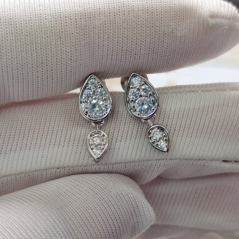 Little Women Oh In Ju - Kim Go Eun Earrings Double Teardrop Earrings