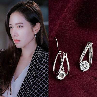 kdrama earrings from CLOY Stud Drop Earring as seen on Son Ye Jin